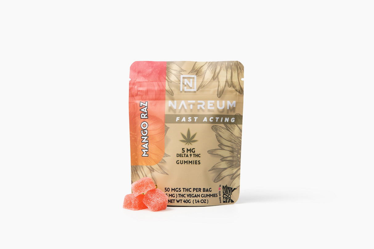 Natreum Fast Acting Gummies 5 MG THC