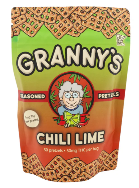 Granny's Pretzels 1 MG THC | 50 MG THC