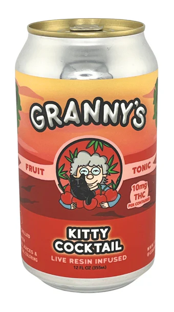 Granny's Fruit Tonics 10 MG Live Resin & Rosin Infused THC