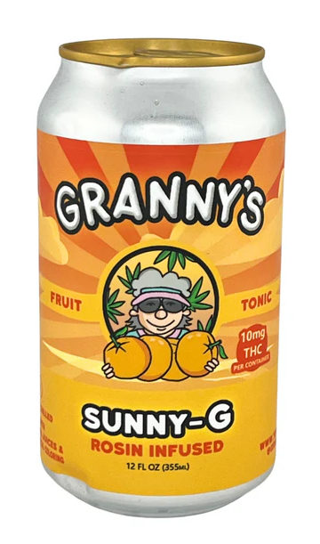 Granny's Fruit Tonics 10 MG Live Resin & Rosin Infused THC