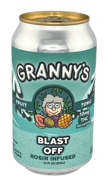 Granny's Fruit Tonics 10 MG Live Resin & Rosin Infused THC