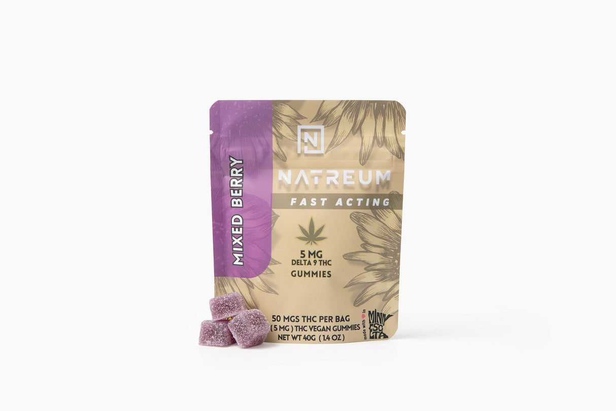 Natreum Fast Acting Gummies 5 MG THC