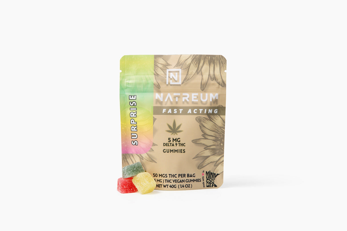 Natreum Fast Acting Gummies 5 MG THC