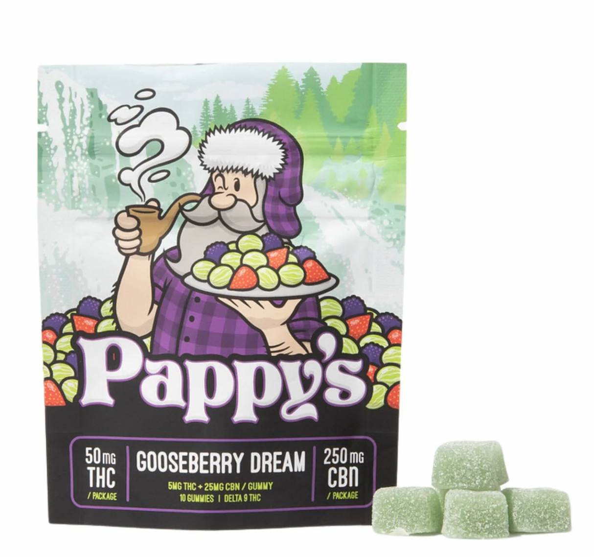Pappy's Gourmet 1mg THC Infused Pretzels - 50 MG Total THC