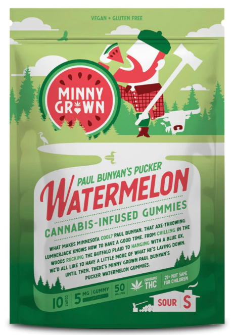 Minny Grown Gummies 5 MG THC