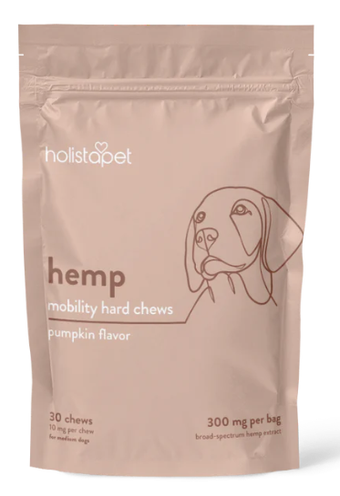 Holistapet CBD Mobility Hard Chews for Dogs 300 MG CBD
