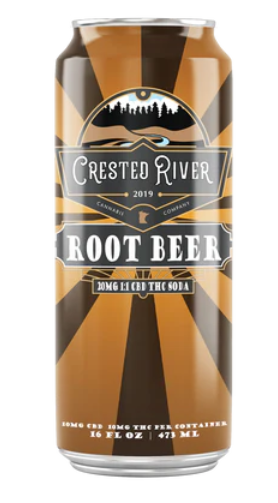 Crested River THC/CBD Beverage 10 MG THC